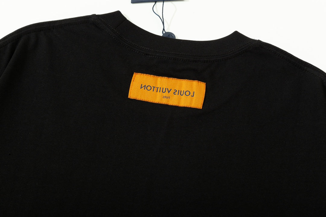 T-shirt imprimé mousse lettres