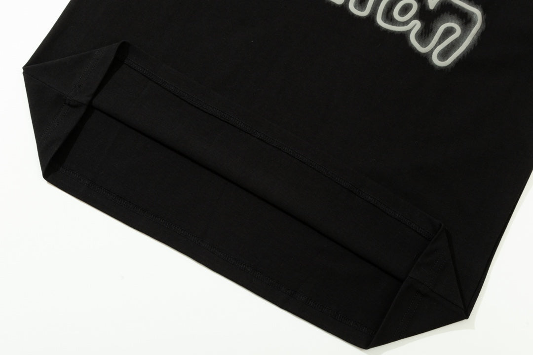 T-shirt imprimé mousse lettres