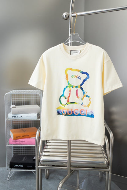 T-shirt imprimé ours arc-en-ciel