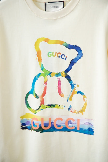 T-shirt imprimé ours arc-en-ciel