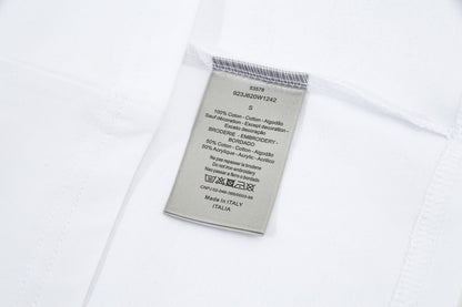 T-shirt à imprimé dégradé et superposé