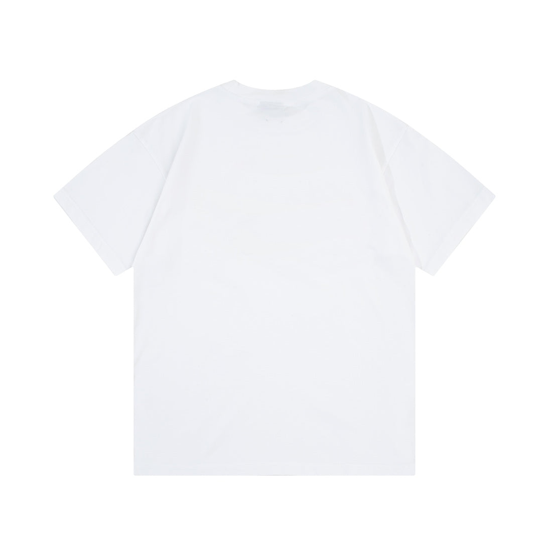 T-shirt à imprimé dégradé et superposé