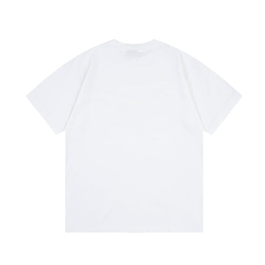 T-shirt à imprimé dégradé et superposé