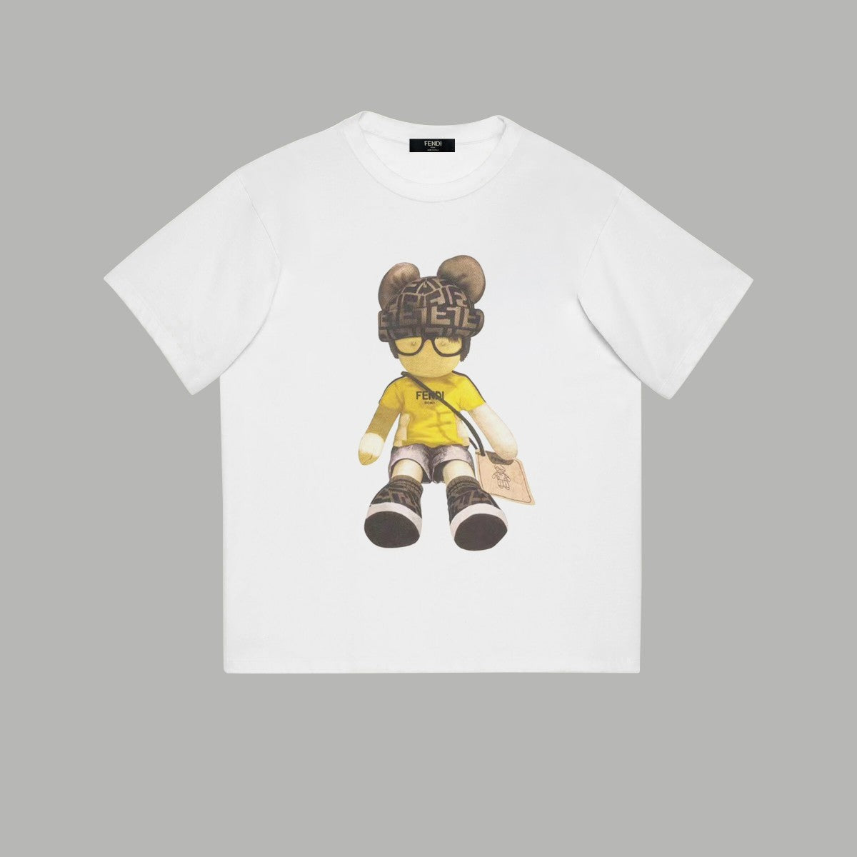 T-shirt imprimé alphabet ours