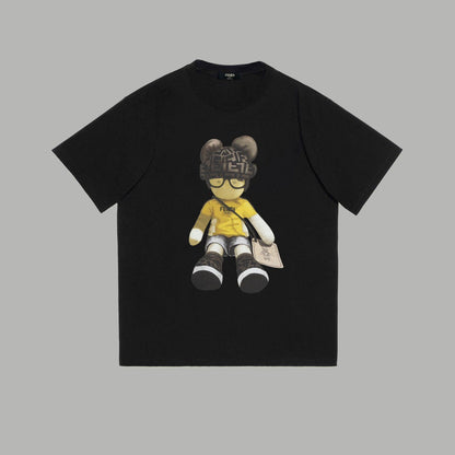 T-shirt imprimé alphabet ours