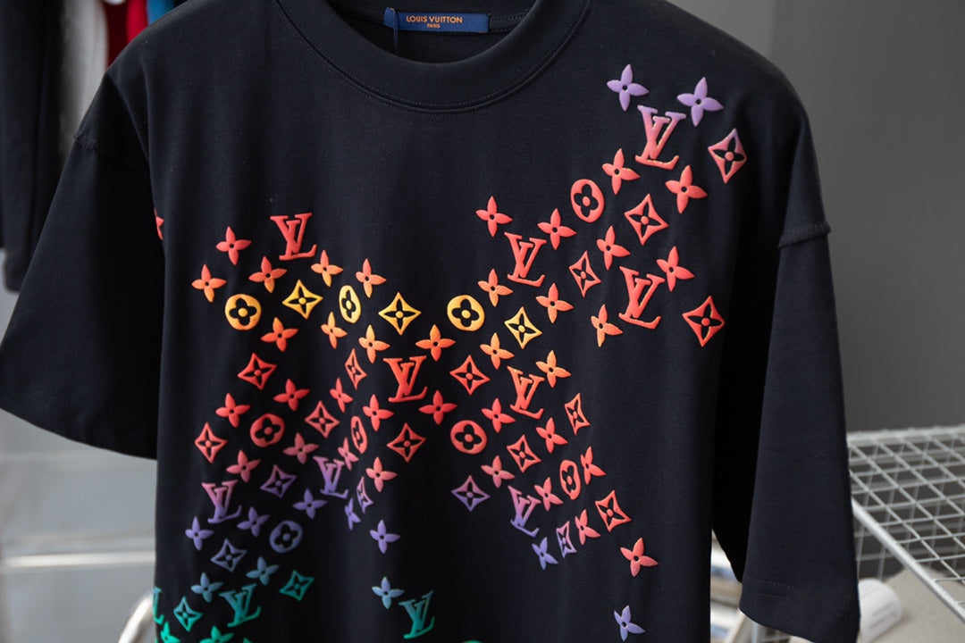 T-shirt presbyte à imprimé dégradé