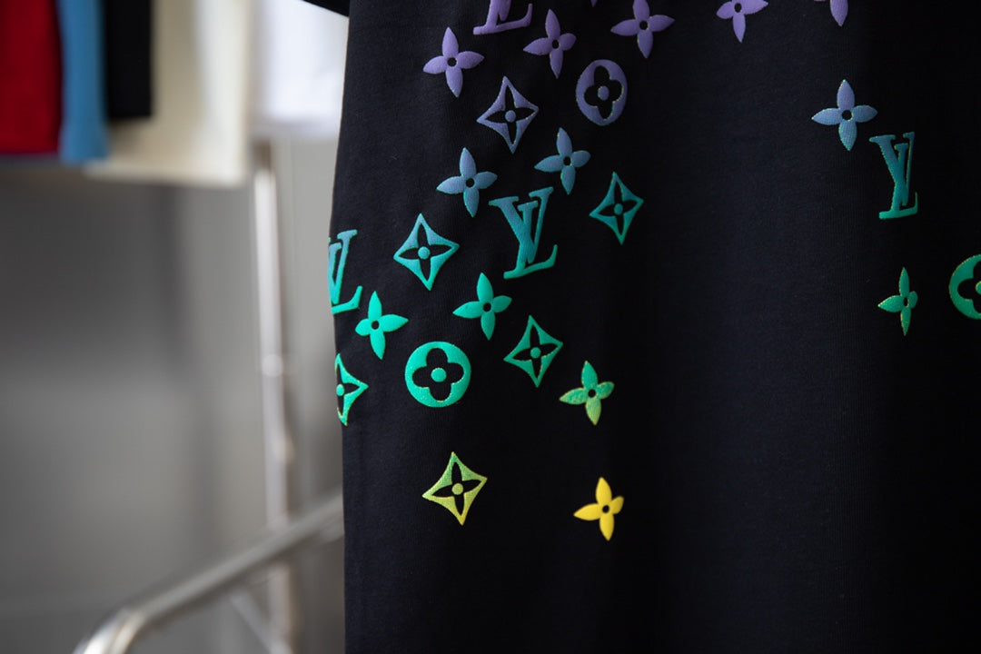 T-shirt presbyte à imprimé dégradé