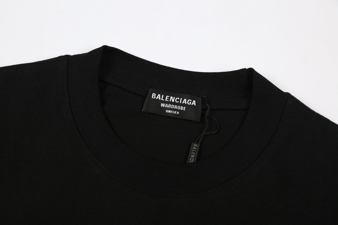 T-shirt classique à imprimé lettres