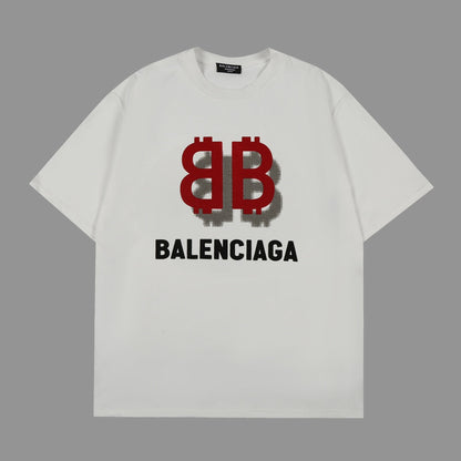 T-shirt classique à imprimé lettres