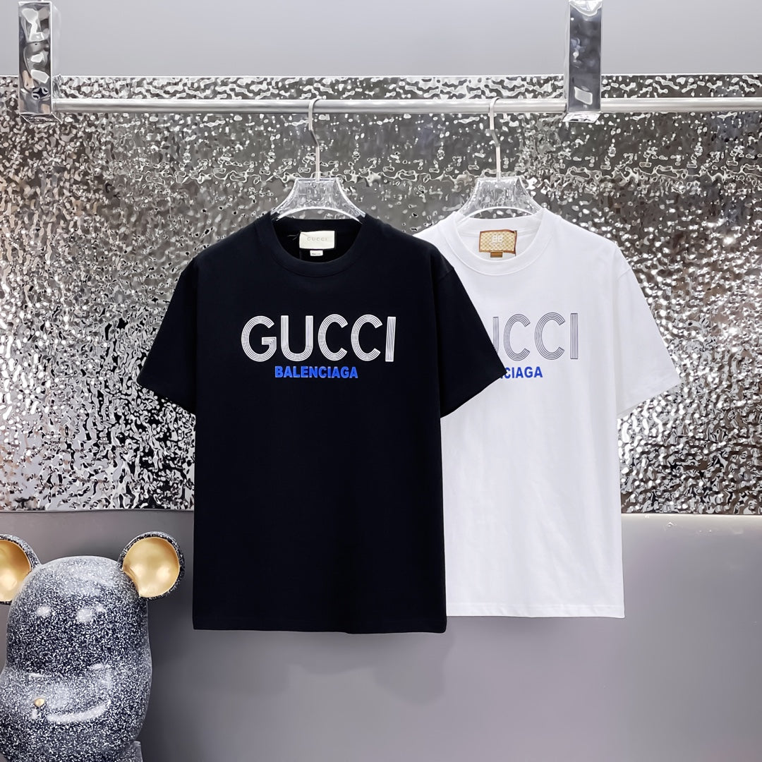 T-shirt classique à imprimé lettres
