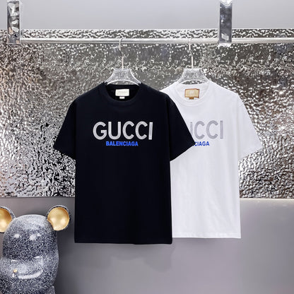T-shirt classique à imprimé lettres