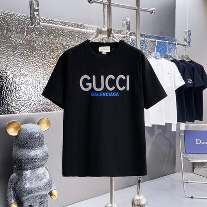 T-shirt classique à imprimé lettres