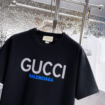 T-shirt classique à imprimé lettres