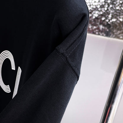 T-shirt classique à imprimé lettres