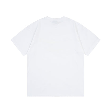 T-shirt à imprimé lettres FF doubles sur la poche