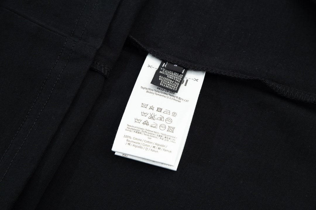 T-shirt à imprimé lettres FF doubles sur la poche