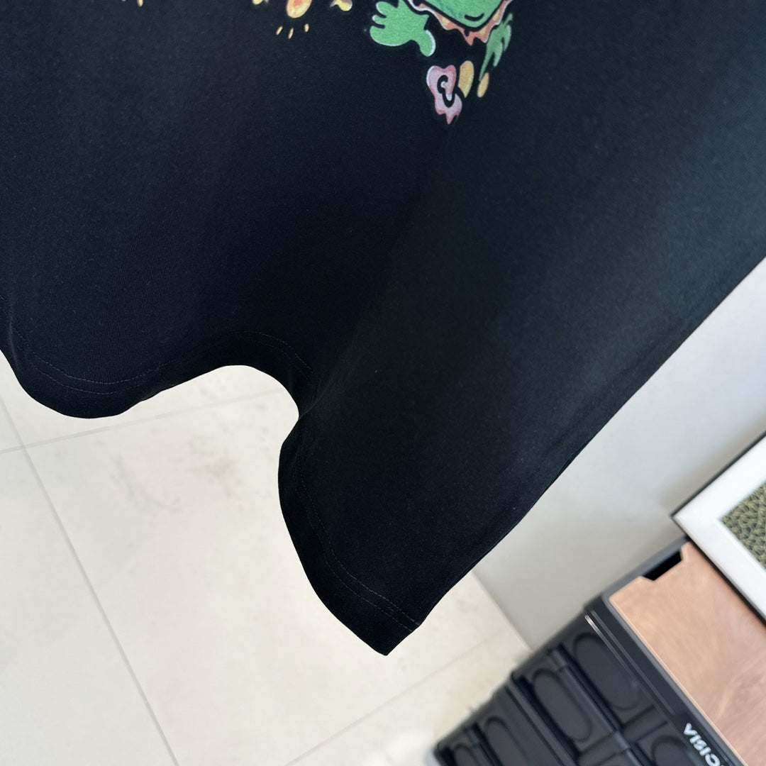 T-shirt à motif imprimé dragon