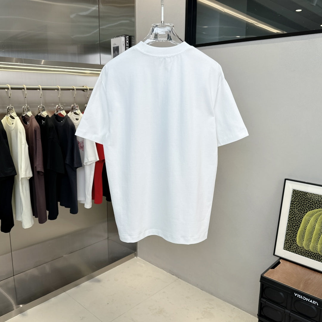 T-shirt classique à motif mousse