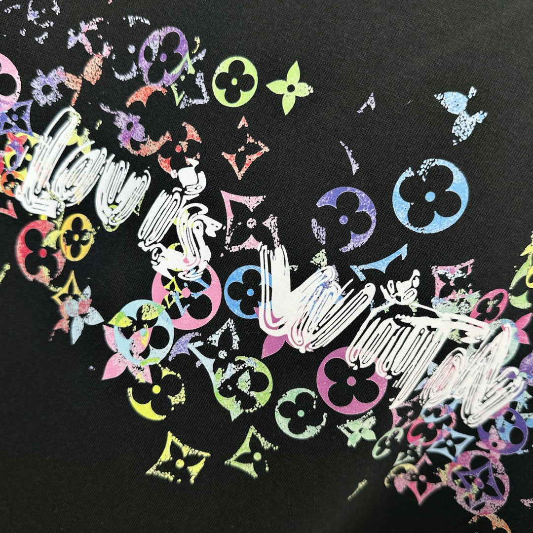 T-shirt imprimé arc-en-ciel