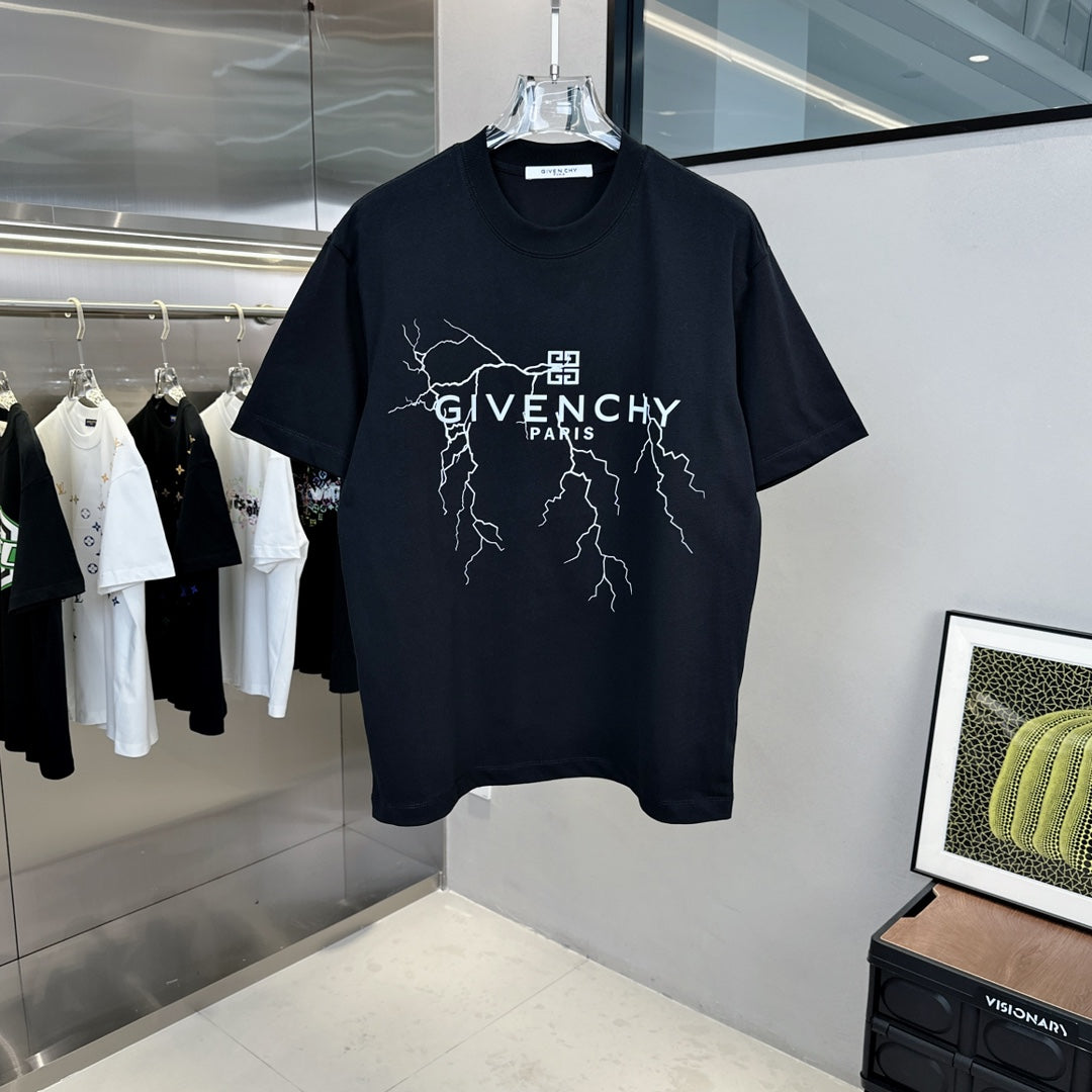T-shirt Imprimé Foudre