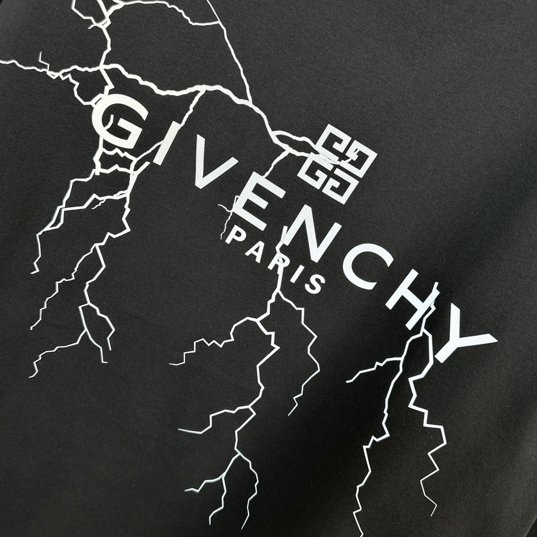 T-shirt Imprimé Foudre