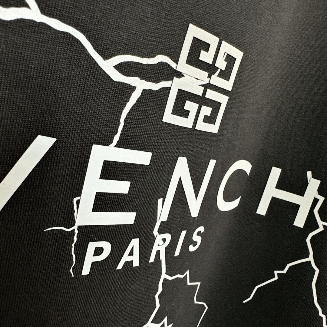 T-shirt Imprimé Foudre