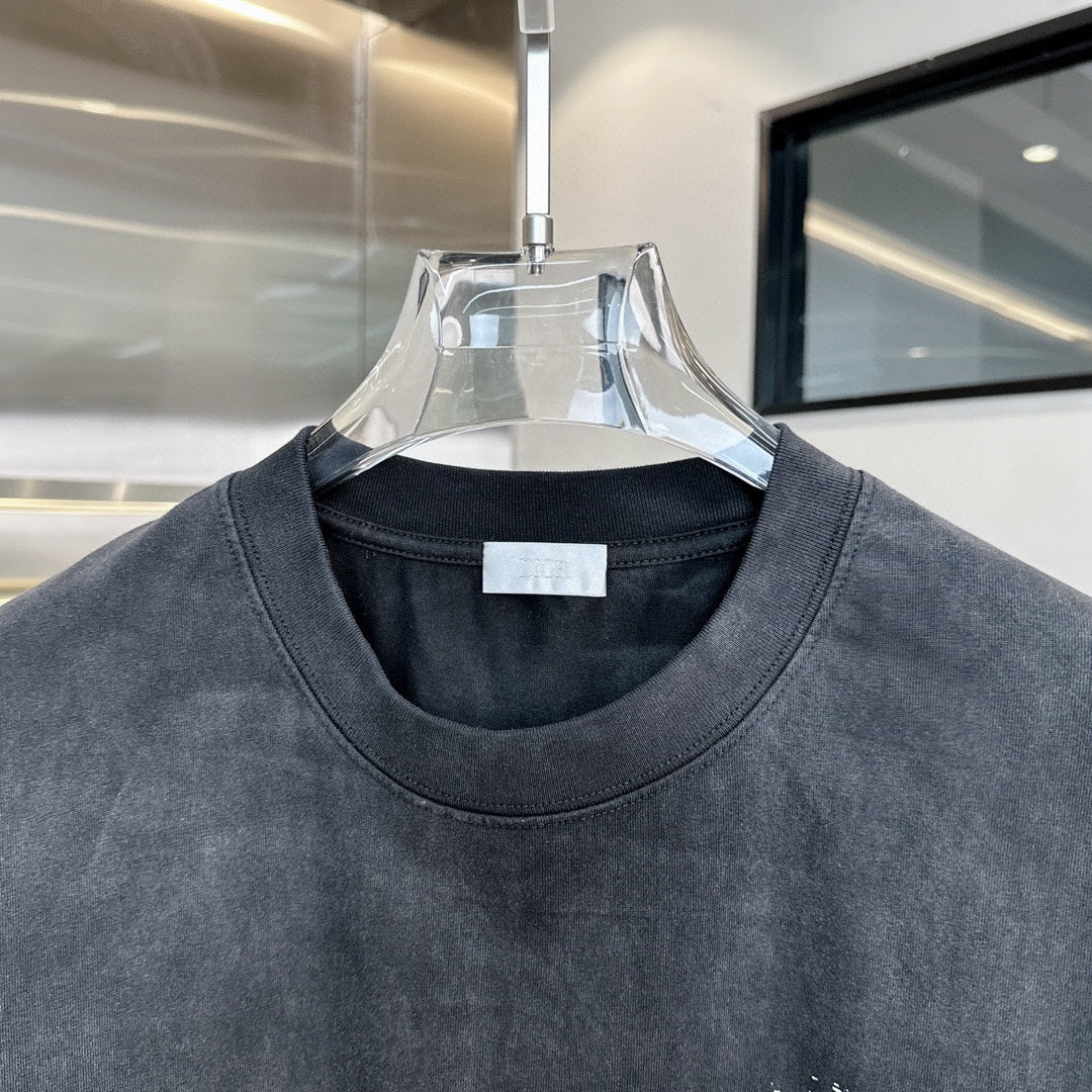 T-shirt imprimé effet usé