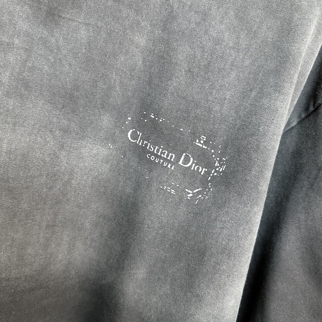 T-shirt imprimé effet usé