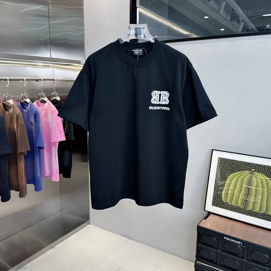 T-shirt imprimé lettres inversées double B