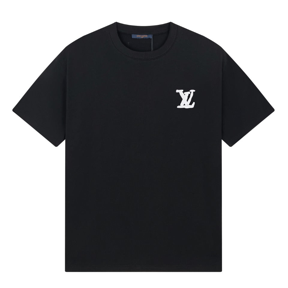 T-shirt classique imprimé devant et derrière