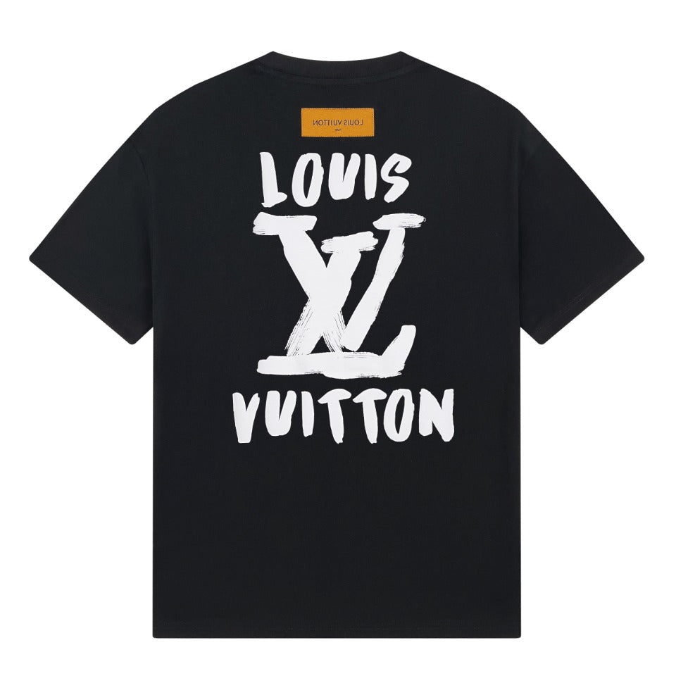 T-shirt classique imprimé devant et derrière