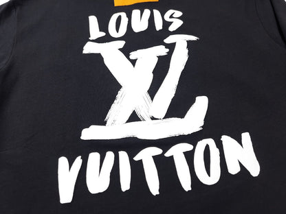 T-shirt classique imprimé devant et derrière