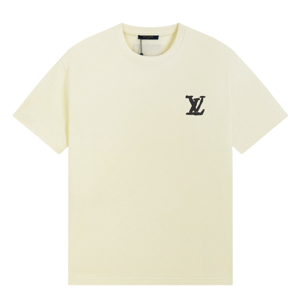 T-shirt classique imprimé devant et derrière