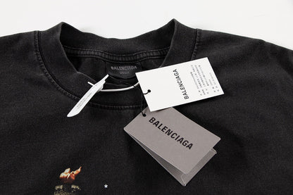 T-shirt à imprimé pierre classique
