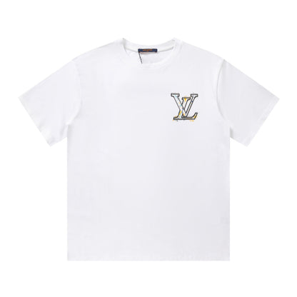 T-shirt imprimé graffiti jaune