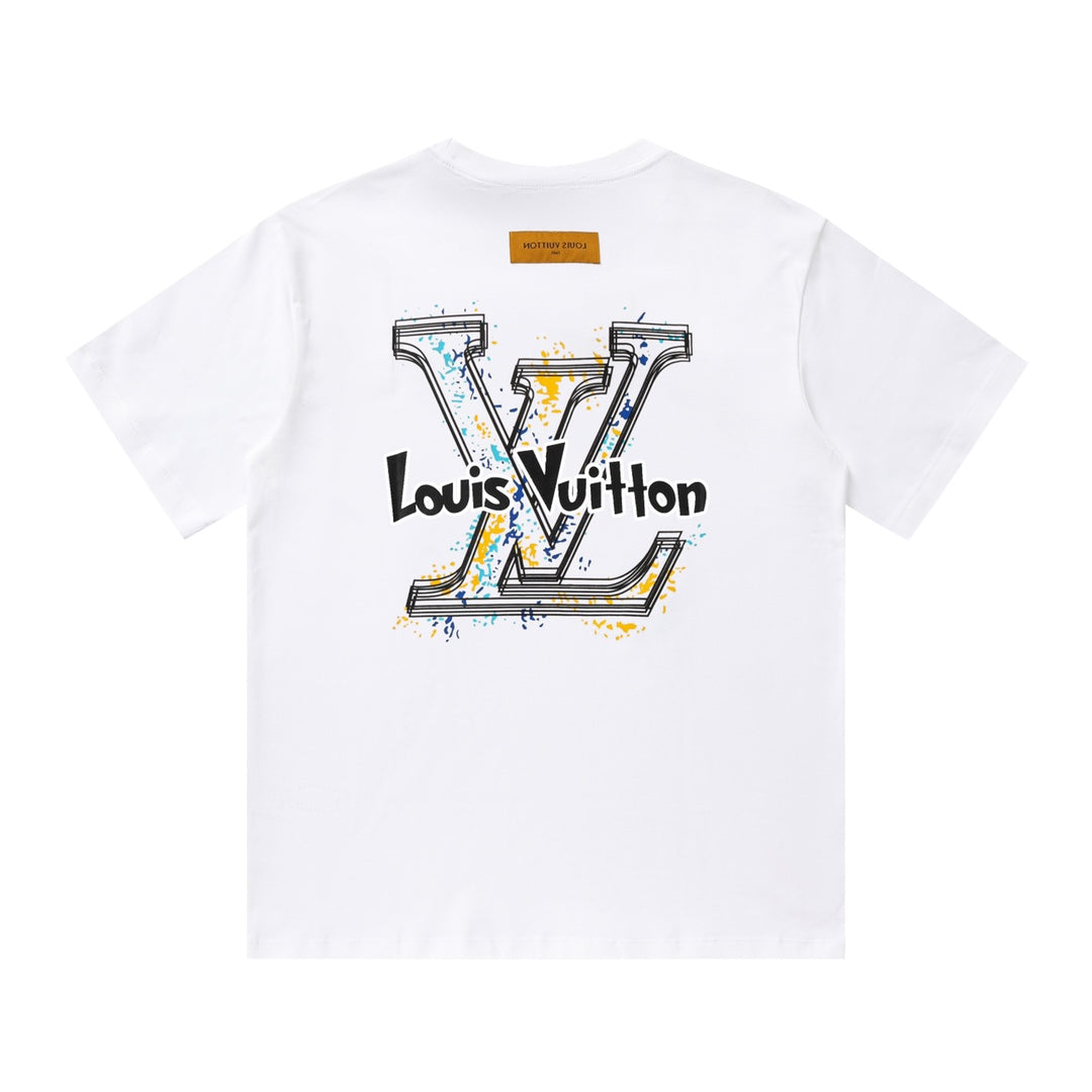 T-shirt imprimé graffiti jaune