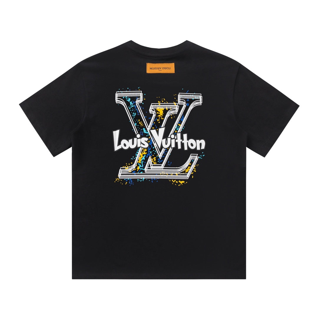 T-shirt imprimé graffiti jaune
