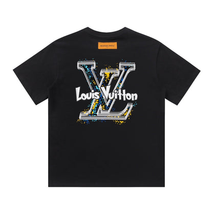 T-shirt imprimé graffiti jaune