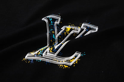 T-shirt imprimé graffiti jaune