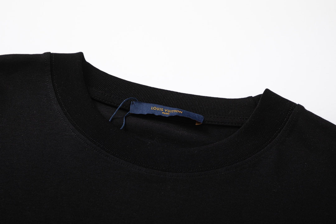 T-shirt imprimé graffiti jaune