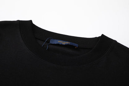 T-shirt imprimé graffiti jaune