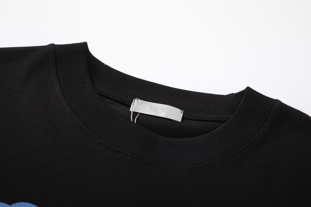 T-shirt imprimé dégradé de lettres