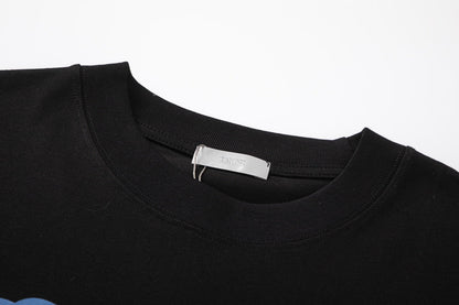 T-shirt imprimé dégradé de lettres