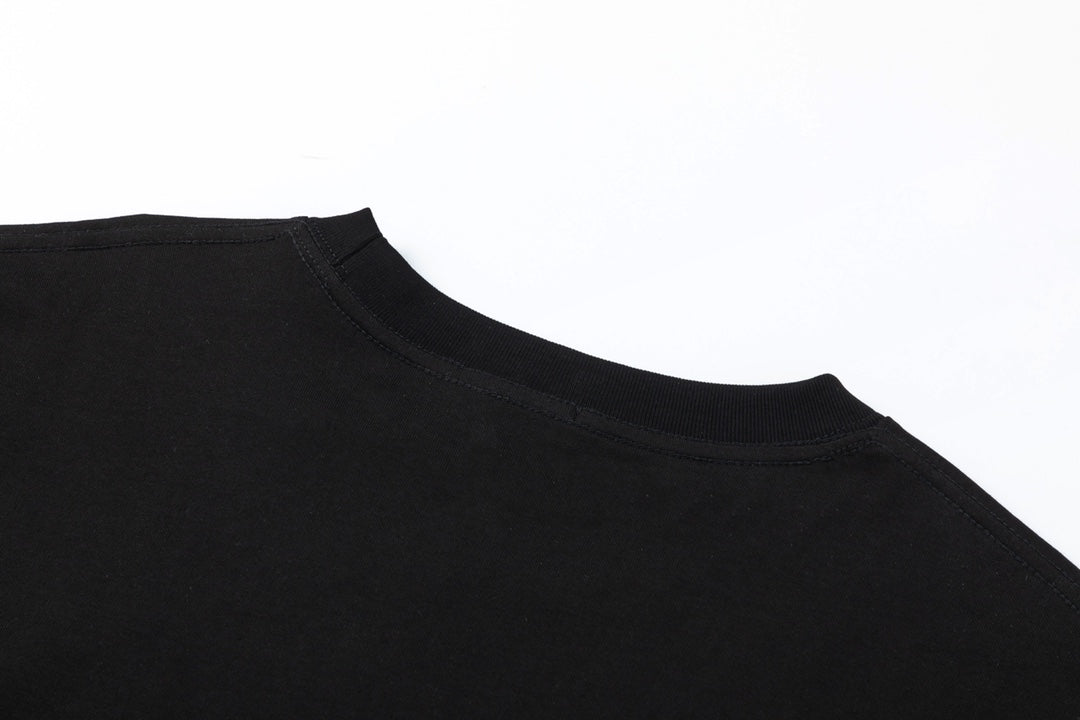 T-shirt imprimé dégradé de lettres