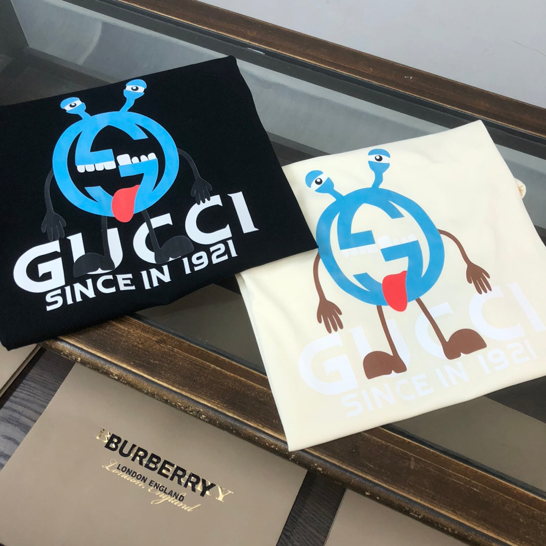 T-shirt imprimé personnages de dessins animés amusants