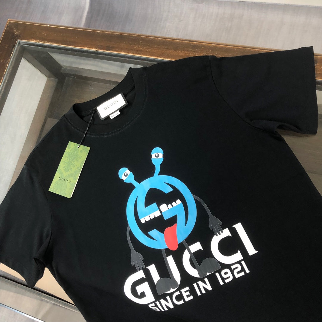 T-shirt imprimé personnages de dessins animés amusants