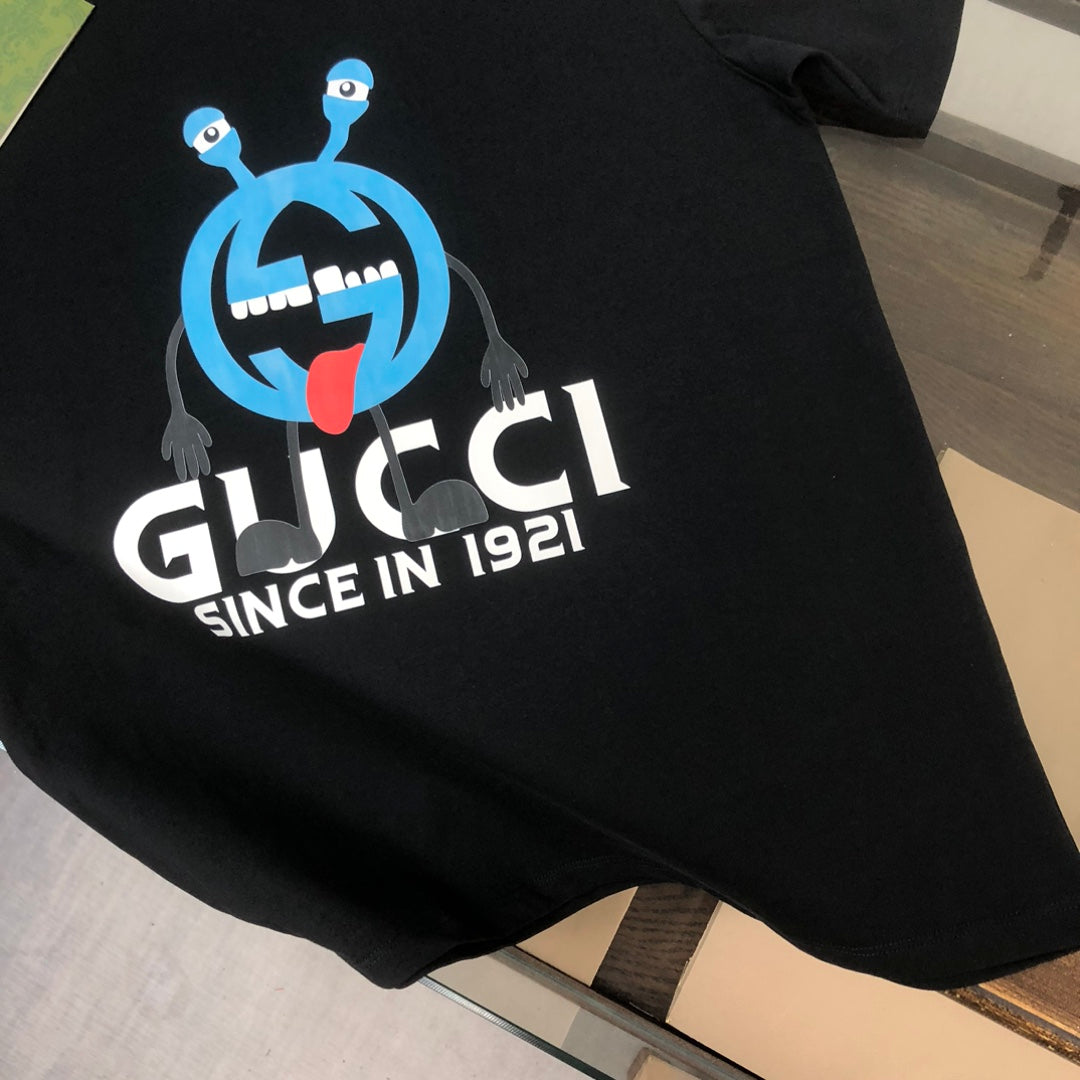 T-shirt imprimé personnages de dessins animés amusants