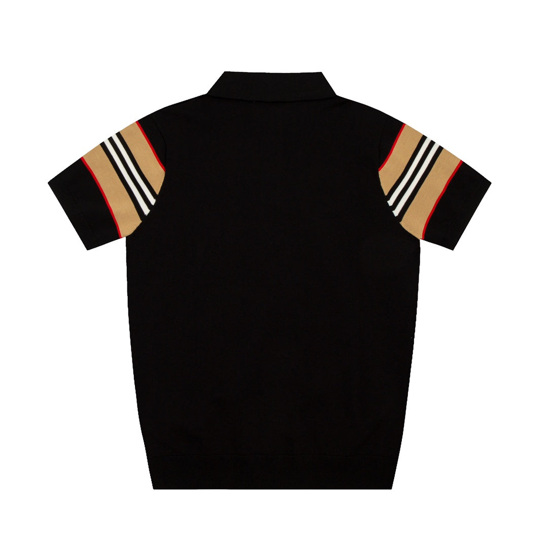 T-shirt tricoté extensible à revers