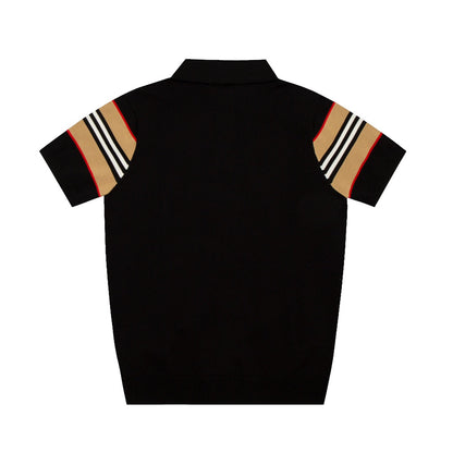 T-shirt tricoté extensible à revers