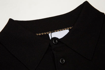 T-shirt tricoté extensible à revers